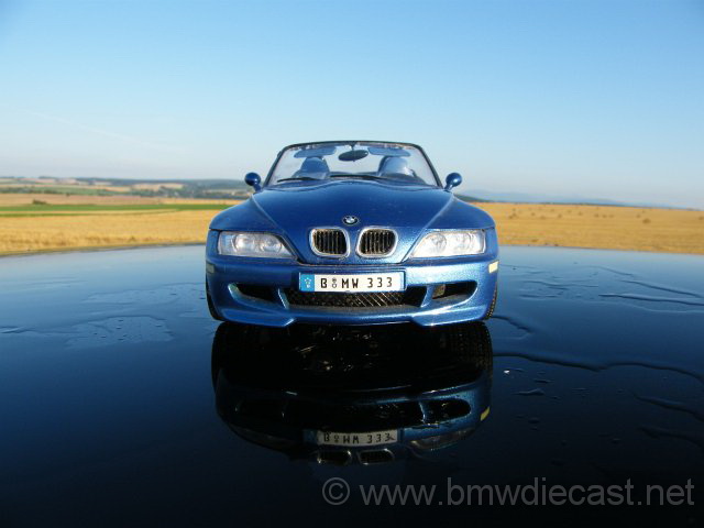 BMW Z3 E36 Blue Bburago 1:18