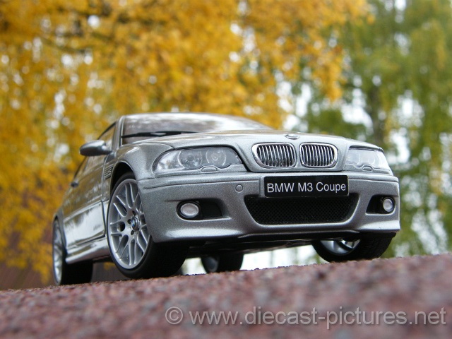 BMW M3 Coupe E46 Silver Kyosho 1:18